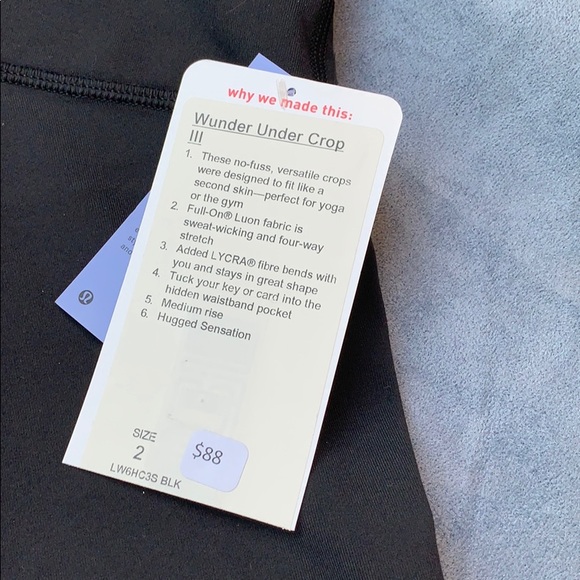 Lululemon wunder under crop III - Picture 4 of 5